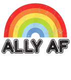 Discover Ally AF Gay Pride LGBT Flag Gift T-Shirt