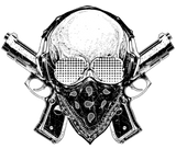 Discover Gangster Skull Badass Streetwear