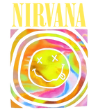 Discover Nirvana Smiley Face Crewneck Sweatshirt
