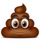 Discover Smiling poop emoji - Poop Emoji - T-Shirt