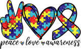Discover Peace Love Awareness - Autism Awareness
