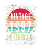 Discover 24 Year Old Gifts Vintage 1997 Limited Edition T Shirt