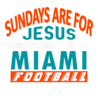 Discover Miami Men's T Shirt Sundays Are For Jesus