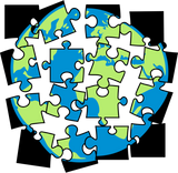 Discover earth puzzle pieces puzzle piece puzzle build game