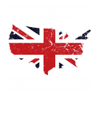 Discover Make America Great Britain Again USA Map British Flag T Shirt