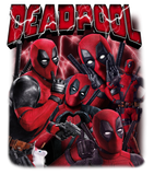 Discover Marvel Deadpool  Portrait Ryan Reynolds Funny Superhero Unisex T-shirt
