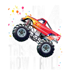 Discover Kids 4 Year Old Shirt 4th Birthday Boy Monster Truck Car T Shirt