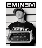 Discover Eminem Arrest Mugshot Slim Shady Rap Rock Official Tee T-Shirt