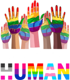 Discover We Are All Human LGBT Gay Rights Pride Ally LGBTQ T-Shirt