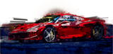 Discover Sports Car - Abstract Asphalt Graphic Speed