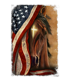 Discover Christian Jesus Cross Patriotic Horse Cross American Flag T-Shirts
