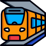 Discover train illustration
