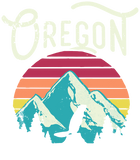 Discover Retro Vintage Oregon OR Mountains Beaver T Shirt