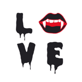 Discover Sexy Love Halloween vampire lips blood