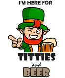 Discover Tits And Beer Leprechaun Funny