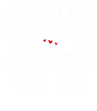 Discover 25 Years Down Forever to Go Couple 25th Wedding Anniversary T-Shirt