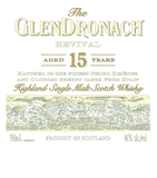 Discover THE GLENDRONACH Scotch Whisky AGED 15 YEARS T-shirt