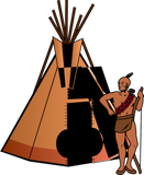 Discover indian indianer american tent zelt teepee tomahawk