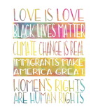 Discover Love Is Love Black Lives Matter Equality Feminist Shirt
