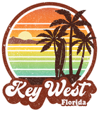 Discover Key West Souvenirs Florida Vintage Surf Surfing Retro 70s T Shirt