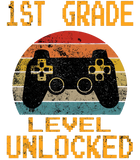 Discover 1st Grade Level Unlocked Gamer First Day Of School Boys T Shirt