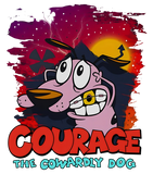 Discover Courage The Cowardly Dog Funny graphic Unisex T-shirt