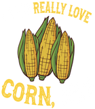 Discover I Love Corn OK - Corn on the Cob T-Shirt