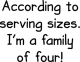Discover Serving Sizes