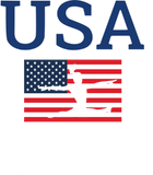 Discover Girl Tumbling Team Gear Gymnastics USA American Flag T Shirt