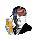 Discover Teddy Boozevelt President Roosevelt Drinking Beer T-shirt