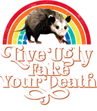 Discover Retro Live Ugly Possum Fake Your Death T-Shirt
