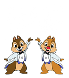 Discover Disney Chip And Dale Couple Characters T-Shirt, 100 Years of Wonder Tee