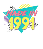 Discover Made In 1991 Retro Vintage 30th Birthday T Shirt