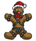 Discover Naughty Gingerbreadman Kinky Christmas BDSm T-shirt