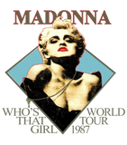 Discover M * vintage 80s 1987 Madonna who's that girl tour t shirt