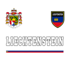 Discover Liechtenstein Flag Football T Shirt