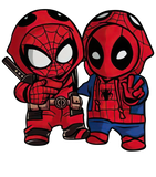 Discover Marvel Spider-man And Deadpool Cute Friends Costume Shirt