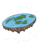 Discover The Earth Is Flat Gifts It's Flat Bro Ice Wall Flat Earth T-Shirt