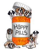 Discover Happy Pills Saint Bernard T-shirt