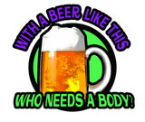 Discover With A Beer Like This, Who Need A Body?