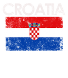Discover Vintage Croatia Croatian Flag Pride Gift T-Shirt