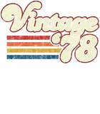 Discover Womens Retro Vintage 1978 43rd Birthday T Shirt