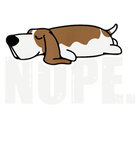 Discover Nope Lazy Basset Hound Dog Sleeping T Shirt