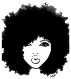 Discover Autumn Attitude Black Curly Afro Natural Hair Tees