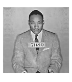 Discover Martin Luther King Jr. Mugshot Tee, Short Sleeve Shirt, Civil Rights Activist Shirt