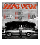 Discover Bruce Springsteen 2023 Tour Shirt, Springsteen n E Street Band Tour Shirt, Rock Tour 2023 Shirt