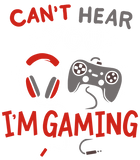 Discover Can't Hear You I'm Gaming Funny Gift for Gamers T-Shirt