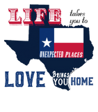 Discover Life Takes You to Unexpected Places Texas T-shirt