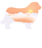 Discover Newfoundland Newfoundland Dog Silhouette Sun Mountain Gift T-Shirts