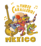 Discover Retro Disney The Three Caballeros Classic Donald Duck Jose Carioca Panchito Pistoles Shirt